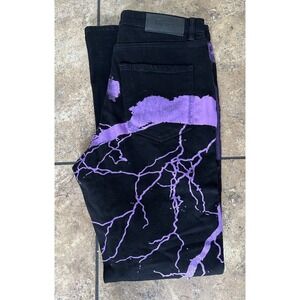 Reeves Paris Jeans Purple/Black Men's Size 34X33